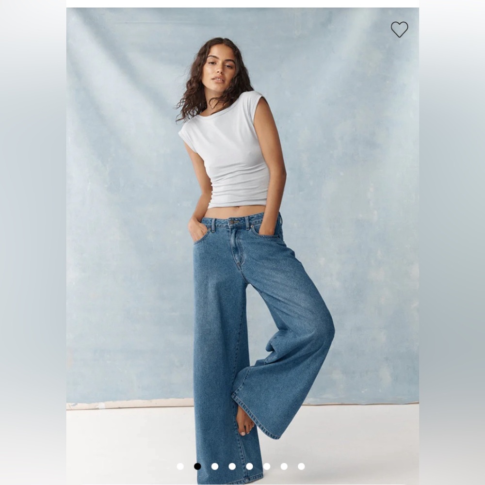 Ghanda super wide leg jeans.